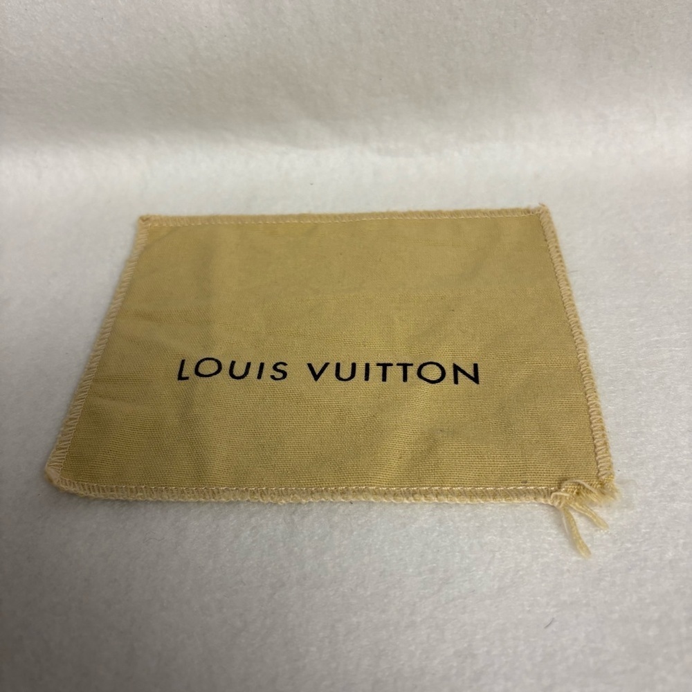 LOUIS VUITTON Small Flat Beige Dust Bag 5 x 4 inches